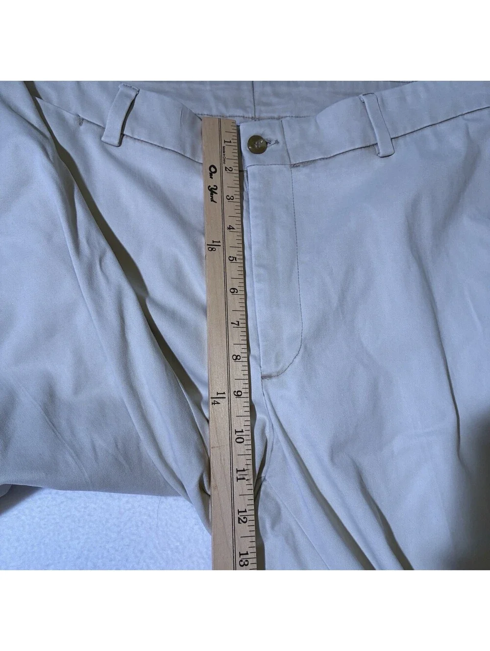 Bills Khakis Pants Men's 35 35x27 Tan Flat Front M2 Classic Fit Casual Comfort